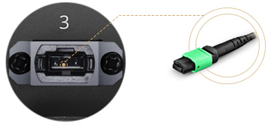 MTP®/MPO-LC Breakout Cassettes 
US Conec MTP Adapter wtih Opposed Key