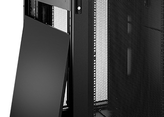 Server/Network Cabinets Removable side panels are 'half size' to make them smaller and lighter improving ease of installation.