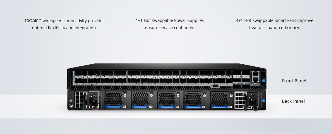 10G Switches Highly Reliable Industry-grade Hardware Architecture