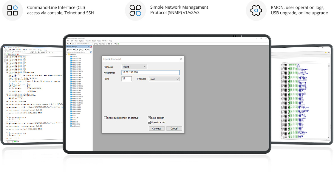 10G Switches Advanced Monitor and Diversified Management
