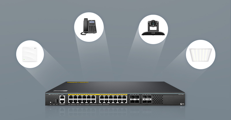 FS S5860-24XB-U PoE Switch Application