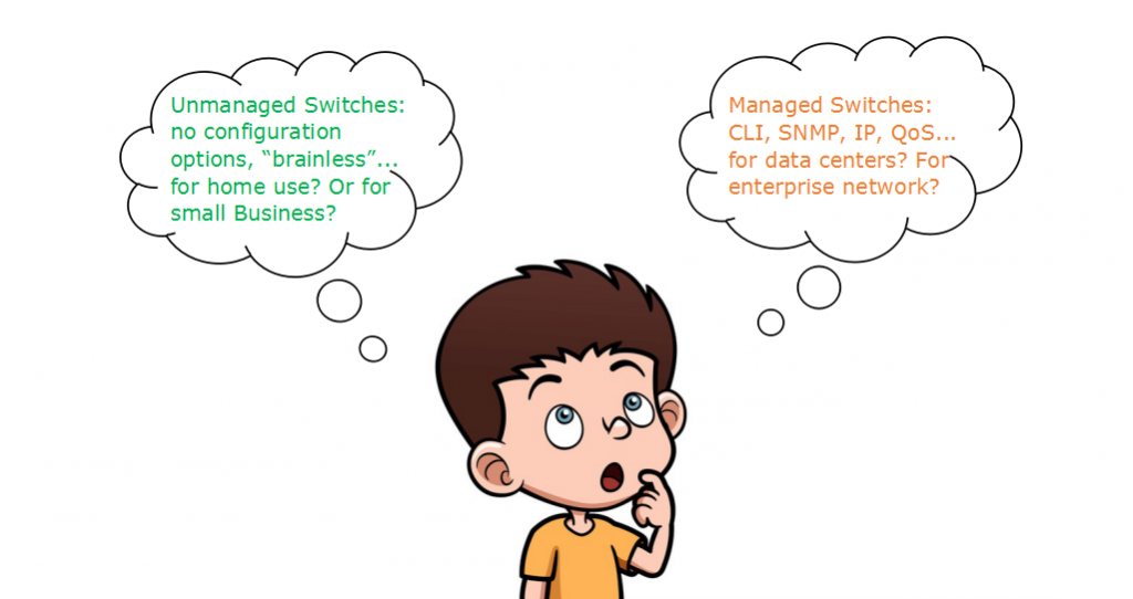 managed switch vs unmanaged switch
