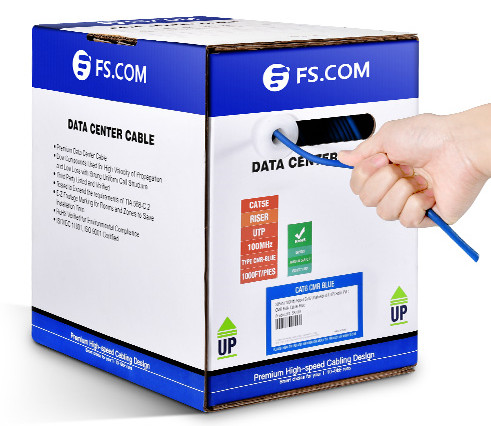 Cat5e PVC CMR Bulk Ethernet Cable