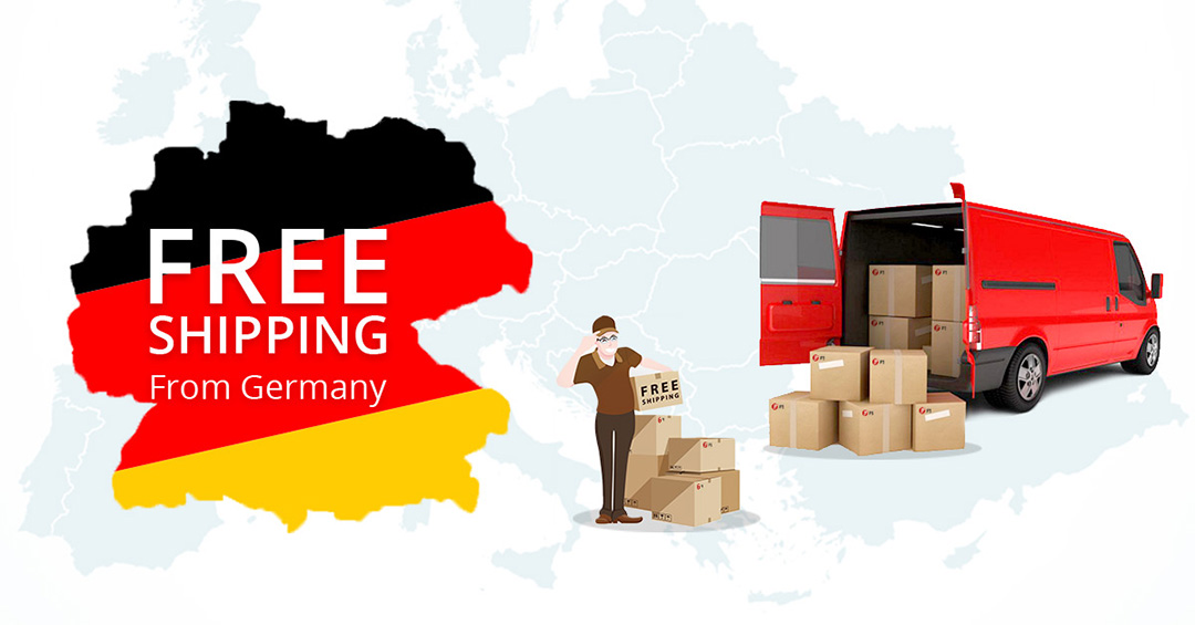 German warehouse free shipping
