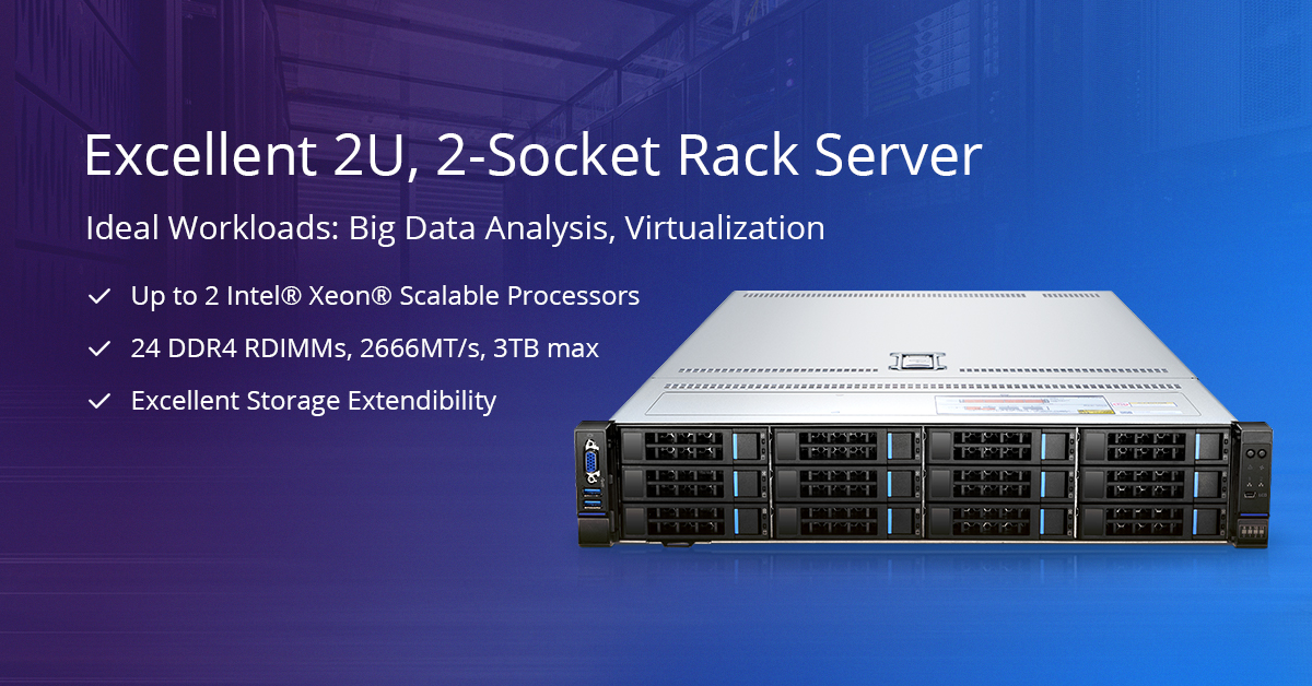 High performance rack server