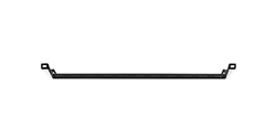1U L-Shaped Horizontal Cable Lacer Bar