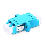 Оптический Переходный Адаптер LC/UPC - LC/UPC 10G Duplex MM(OM3), SC Тип, Пластиковый Фланец, Зеленовато-голубой Оптический Переходный Адаптер LC/UPC - LC/UPC 10G Duplex MM(OM3), SC Тип, Пластиковый Фланец, Зеленовато-голубой