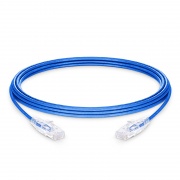 Blue UTP Cat.6 Ethernet Patch Cable UL CMR 23AWG Made in USA SKU 9 FT US-A-81970 Super E Cable 
