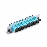 LightSpace APLW8-SCM Compatible avec 8 Adaptateurs OM3/OM4 Multimode SC Simplex (Aqua), 8 Fibres 8 Ports, Céramique de Zircone LightSpace APLW8-SCM Compatible avec 8 Adaptateurs OM3/OM4 Multimode SC Simplex (Aqua), 8 Fibres 8 Ports, Céramique de Zircone
