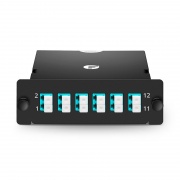 FHD Оптическая Кассета 1х MPO/UPC (male) 50/125 OM3, на 6x LC Duplex, 12 Волокон, Полярность AF FHD Оптическая Кассета 1х MPO/UPC (male) 50/125 OM3, на 6x LC Duplex, 12 Волокон, Полярность AF
