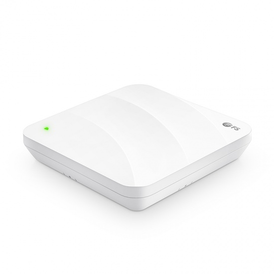 AP-W6T10000C, Wi-Fi 6 802.11ax 10 Gbps Wireless Access Point, Seamless Roaming & 4x4 MU-MIMO Three Radios, Manageable via FS Controller or Standalone (PoE Injector Included)