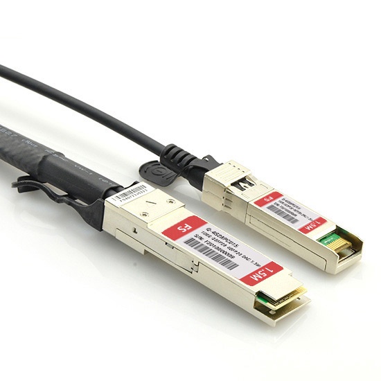 100G QSFP28 auf 4x25G SFP28 passives Kupfer Breakout Direct Attach Kabel (DAC) für FS Switches, 1.5m (5ft)