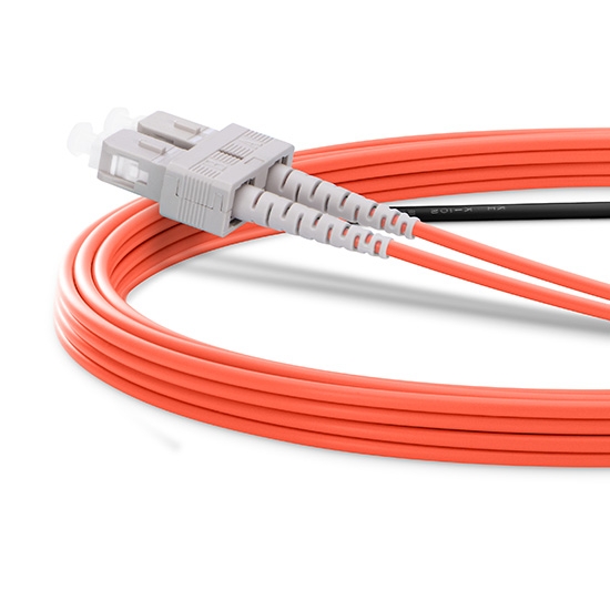Customized OM2 Mode Conditioning PVC (OFNR) / LSZH Fiber Optic Patch Cable
