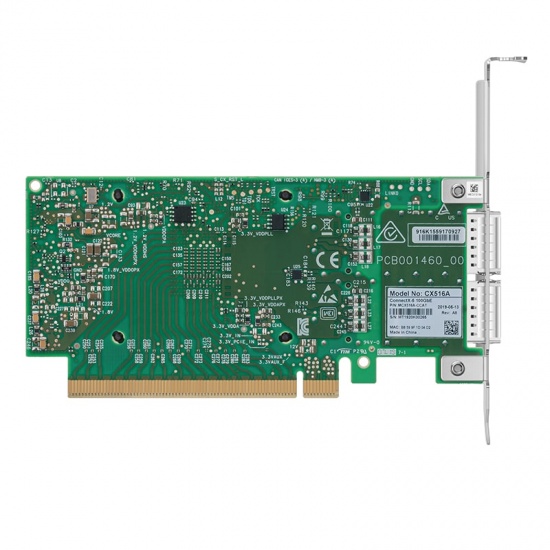NVIDIA Mellanox MCX516A-CCAT ConnectX®-5 EN ネットワークアダプタ(100GbE デュアルポート QSFP28、PCIe3.0x 16、トールブラケット)