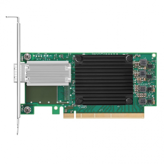 NVIDIA Mellanox MCX515A-CCAT ConnectX®-5 EN Network Interface Card, 100GbE Single-Port QSFP28, PCIe3.0 x 16, Tall&Short Bracket