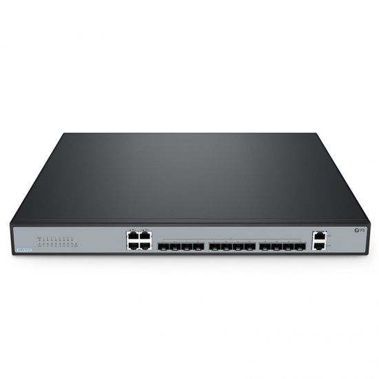 S3950-4T12S, 12-Port Ethernet L2+ Fully Managed Plus Switch, 12 x 10Gb SFP+, with 4 x Gigabit RJ45, Support MLAG