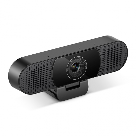 FC270S Full HD 1080p Webcam for Video Calling and Conference, with 4 Microphones & 2 Speakers, USB Plug and Play