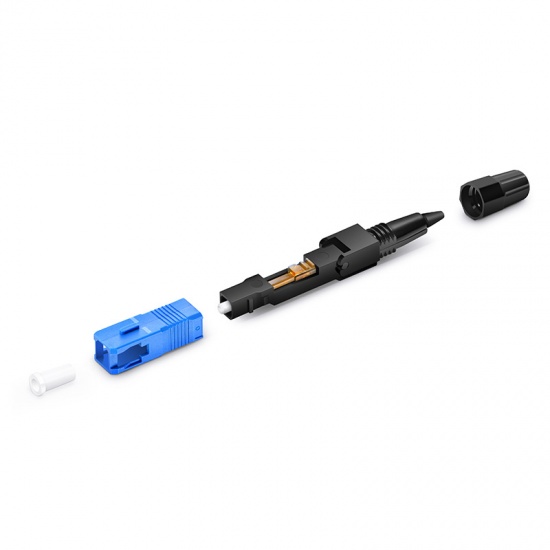 SC/UPC Type A Singlemode 0.9/2.0/3.0mm Pre-polished Ferrule Field Assembly Connector Fast/Quick Connector