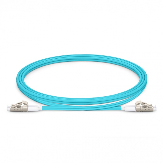 Customized OM3 Multimode LC/SC Short Boot Fiber Optic Patch Cable