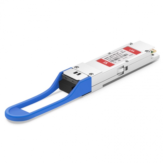 40GBASE-LR4 QSFP+ 1310nm 20km DOM Duplex LC SMF Optical Transceiver Module for FS Switches