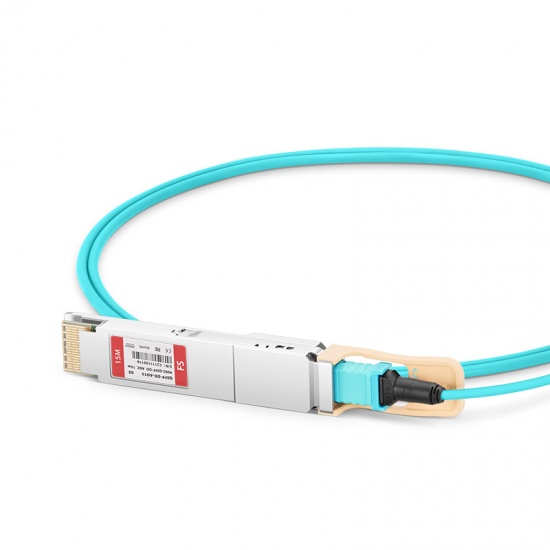 15m (49ft) Generic Compatible 400G QSFP-DD Active Optical Cable