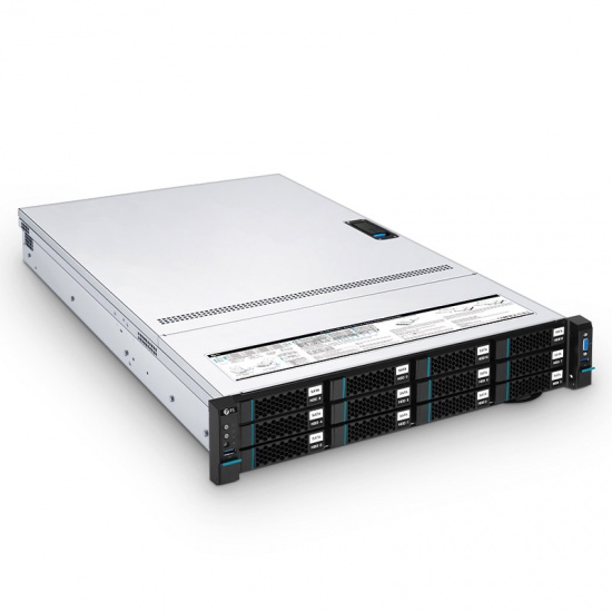RS7250, 2U Rack Server, 2 x Intel® Xeon® Scalable Processors, Up to 3TB of Memory, 12x 3.5''/2.5'' Hot-swap SSD/SAS/SATA Drive Bays, 2 x RJ45 1GbE Ports, 800W Redundant