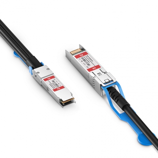 5m (16ft) Cisco Compatible 100G QSFP28 to 4x25G SFP28 Active Direct Attach Copper Breakout Cable