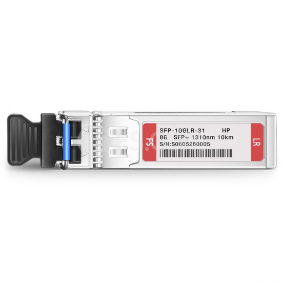 HPE (ex Brocade) AJ717A Compatible 8G Fiber Channel SFP+ 1310nm 10km DOM LC SMF Transceiver Module HPE (ex Brocade) AJ717A Compatible 8G Fiber Channel SFP+ 1310nm 10km DOM LC SMF Transceiver Module