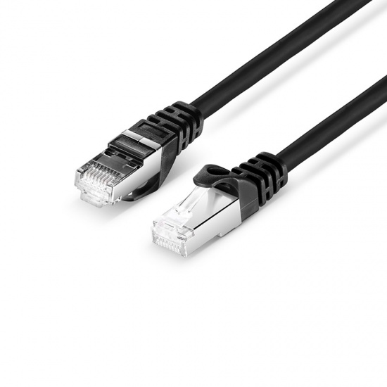 5ft (1.5m) Cat7 Snagless Shielded (SFTP) PVC CM Ethernet Network Patch Cable, Black