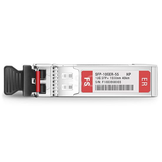 J9153A HPE ProCurve Compatible 10GBASE-ER SFP+ 1550nm 40km DOM Duplex LC SMF Transceiver Module for HPE Aruba and OfficeConnect Switch Series