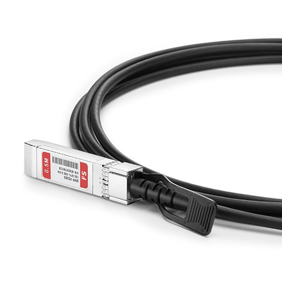 0.5m (2ft) 10G SFP+ Passive Direct Attach Copper Twinax Cable for FS  Switches