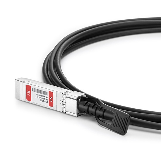 7m (23ft) Câble à Attache Directe Twinax en Cuivre Actif SFP+ 10G pour Switchs de FS