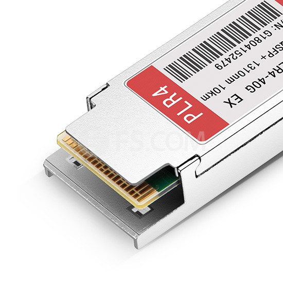 Extreme Networks 10326互換 40GBASE-PLR4 QSFP+モジュール(1310nm 10km DOM MTP/MPO SMF)