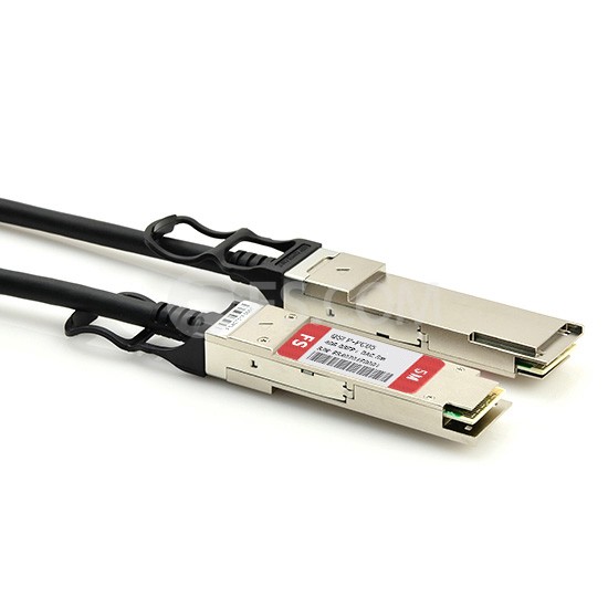 5m (16ft) HPE H3C JG328A Compatible Câble à Attache Directe en Cuivre Passif QSFP+ 40G