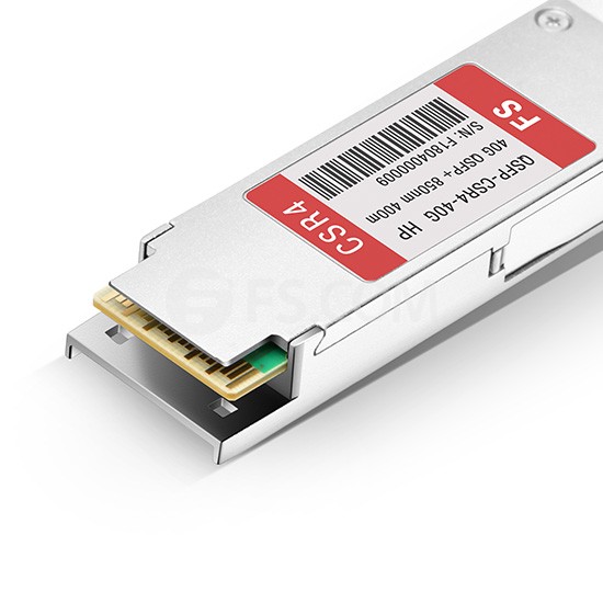 JG709A HPE H3C Compatible 40GBASE-CSR4 QSFP+ 850nm 400m DOM MTP/MPO MMF Optical Transceiver Module for HPE FlexNetwork, FlexFabric and Altoline Switch Series
