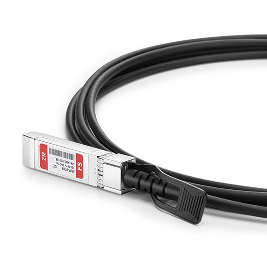 Cable Twinax de cobre de conexión directa (DAC) pasivo compatible con Dell (Force10) CBL-10GSFP-DAC-2M, 10G SFP+ 2m (7ft)