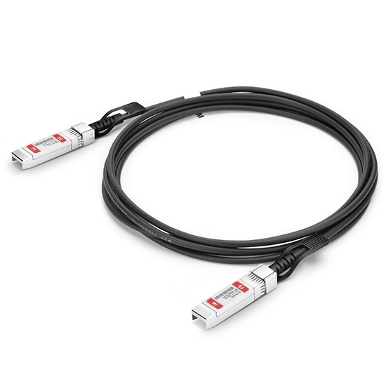 Cable Twinax de cobre de conexión directa (DAC) pasivo compatible con JG081C HPE H3C, 10G SFP+, para HPE FlexNetwork, FlexFabric y Altoline switches 5m (16ft)