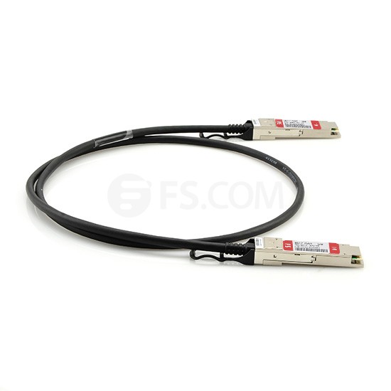 1m (3ft) H3C LSWM1QSTK0 Compatible Câble à Attache Directe en Cuivre Passif QSFP+ 40G