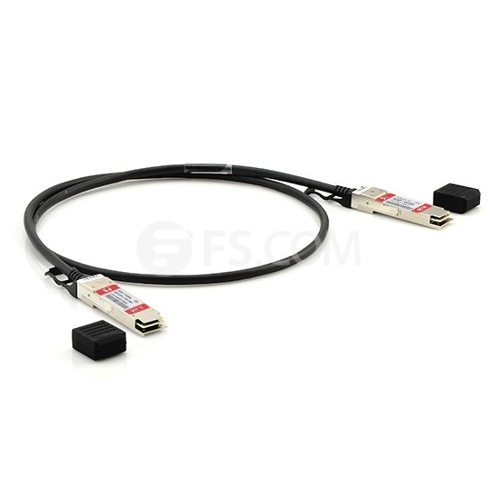 Cable de cobre de conexión directa (DAC) pasivo compatible con Brocade 40G-QSFP-C-00501, 40G QSFP+ 0.5m (2ft)