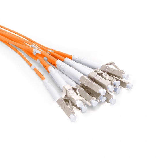 Customized 24 Fibers OM1/OM2 Multimode LC/SC/FC/ST/LSH Indoor Tight-Buffered Multi-Fiber Breakout Cable