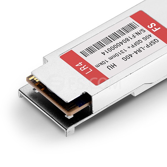 QSFP+ Transceiver Modul mit DOM - HW QSFP-40G-LR4 kompatibel 40GBASE-LR4 QSFP+ 1310nm 10km DOM LC SMF