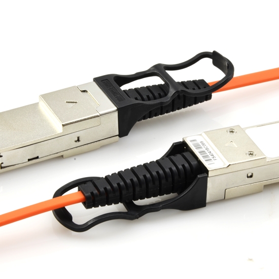 Cable Óptico Activo (AOC) 40G QSFP+ a QSFP+ 25m (82ft) - Compatible con Cisco QSFP-H40G-AOC25M - Latiguillo QSFP+