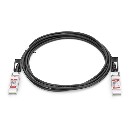 Cable Twinax de cobre de conexión directa pasivo (DAC) compatible con Juniper Networks EX-SFP-10GE-DAC-50CM, 10G SFP+ 0.5m (2ft)