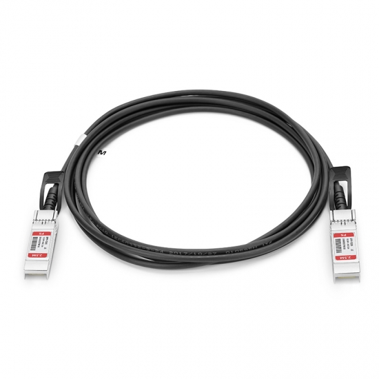 2.5m (8ft) Juniper Networks EX-SFP-10GE-DAC-2.5M Compatible 10G SFP+ Passive Direct Attach Copper Twinax Cable