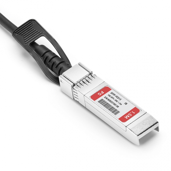 Cable Twinax de cobre de conexión directa pasivo (DAC) compatible con Intel XDACBL1.5M, 10G SFP+ 1.5m (5ft)