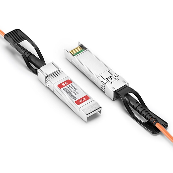 Cable óptico activo SFP+ 10G compatible con H3C SFP-XG-D-AOC-25M 25m (82ft)