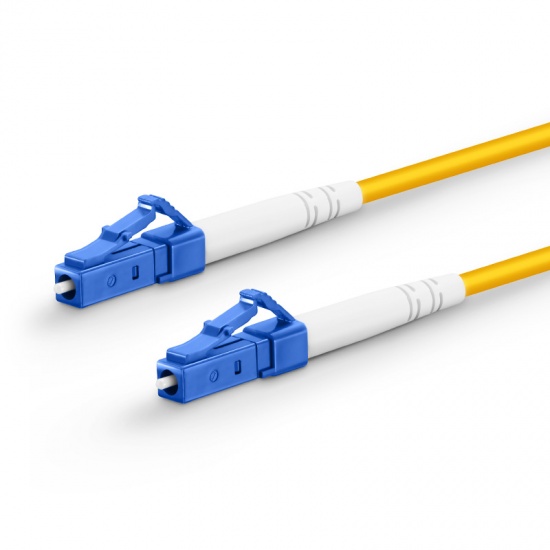 5m (16ft) LC UPC to LC UPC Simplex OS2 Single Mode PVC (OFNR) 2.0mm Fiber Optic Patch Cable
