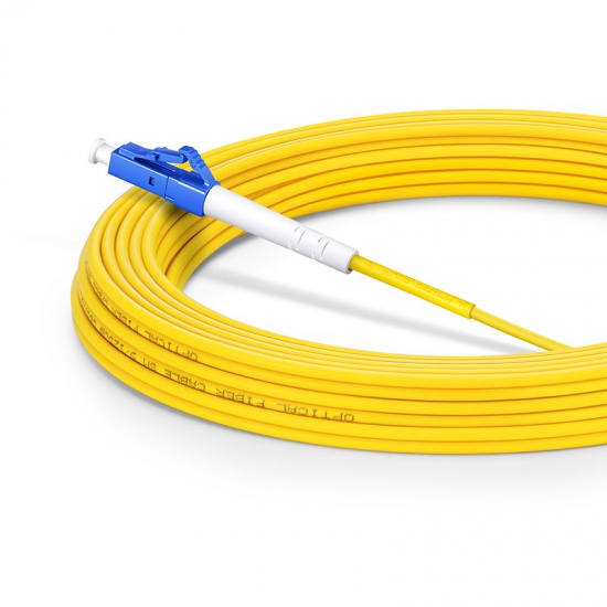 Cable/latiguillo/jumper de fibra óptica LC UPC a LC UPC 10m OS2 9/125 símplex monomodo PVC (OFNR) 2.0mm