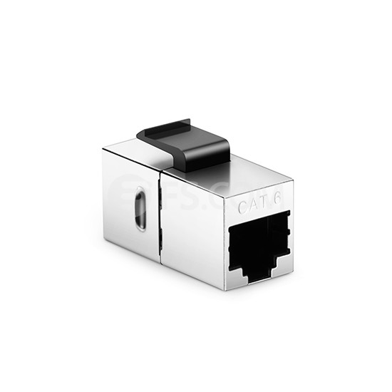 Network Fix: 3-Pack CAT6 Inline Coupler Keystone Jacks – White, Snap-In