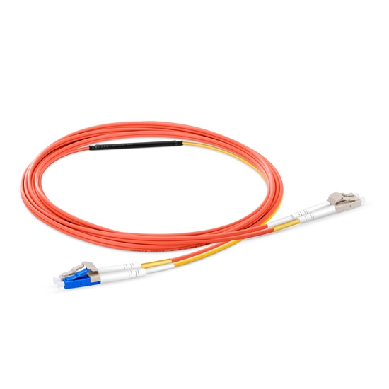 3m (10ft) LC to LC OM1 Mode Conditioning PVC (OFNR) Fiber Optic Patch Cable